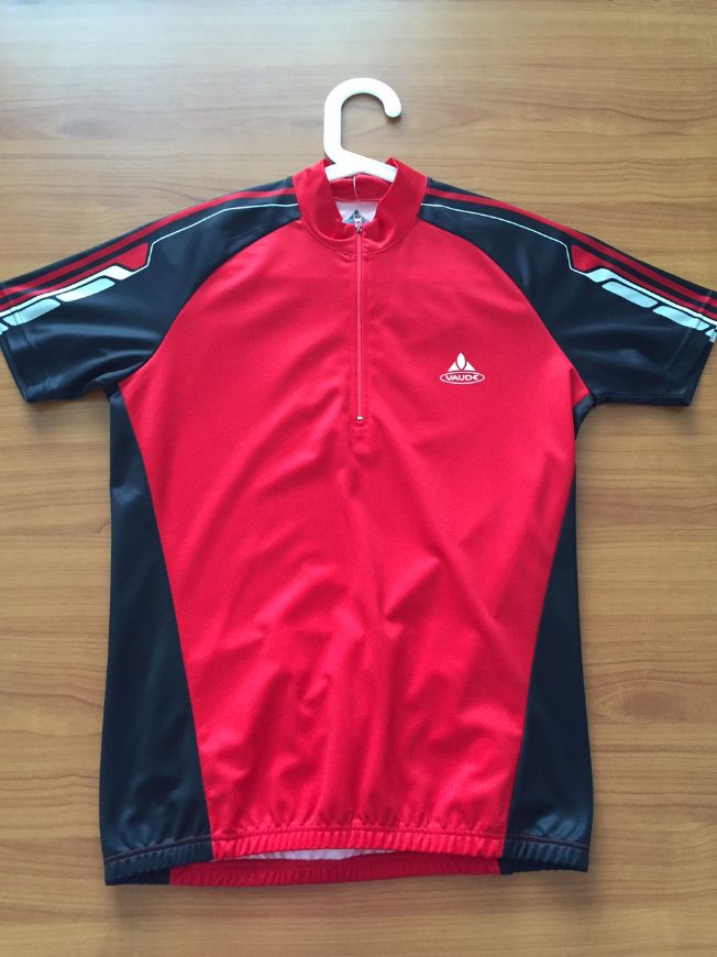 Slika Vaude moška kolesarska majica Norcia - rdeča