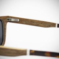Slika Lesena sončna očala Melon Skatewood Ed Cappuccino