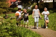 Slika Skiro Hudora BigWheel® 205, črno-rdeč