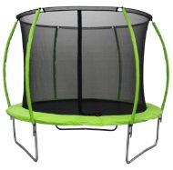 Slika Trampolin Legoni Space z zaščino mrežo 305 cm, zelen