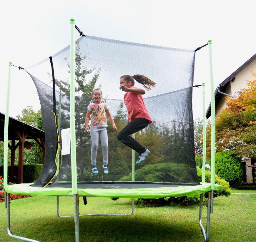 Slika Trampolin Legoni FUN z zaščitno mrežo 244 cm