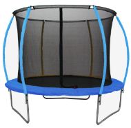 Slika Trampolin Legoni Space z zaščino mrežo in lestvijo 425 cm, moder