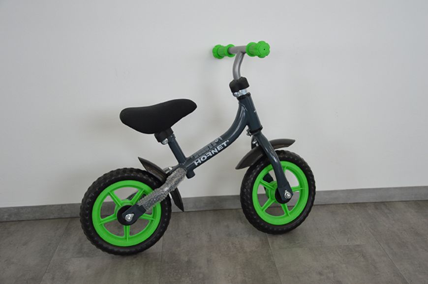 Slika Poganjalec Hudora BIKEY BOY 10", sivo zelen (razstavni izdelek)