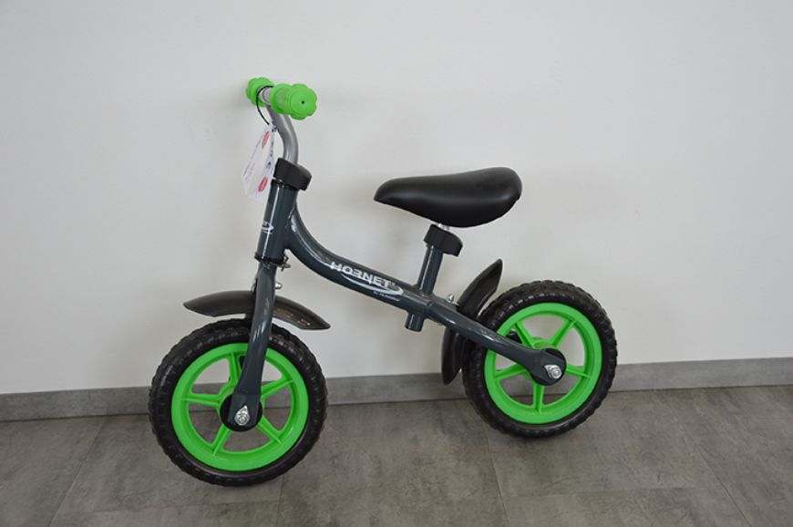 Slika Poganjalec Hudora BIKEY BOY 10", sivo zelen (razstavni izdelek)