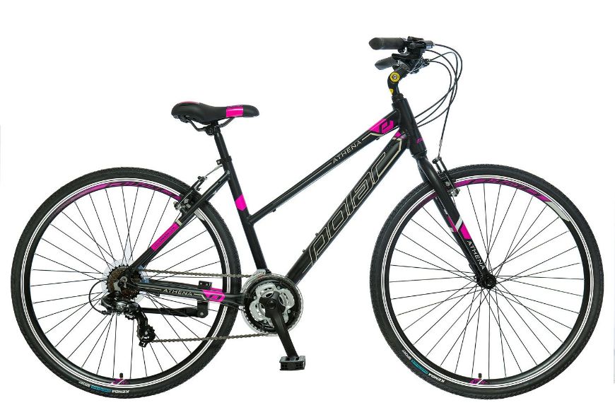 Slika Treking kolo Polar Athena Rigid 28" black-pink