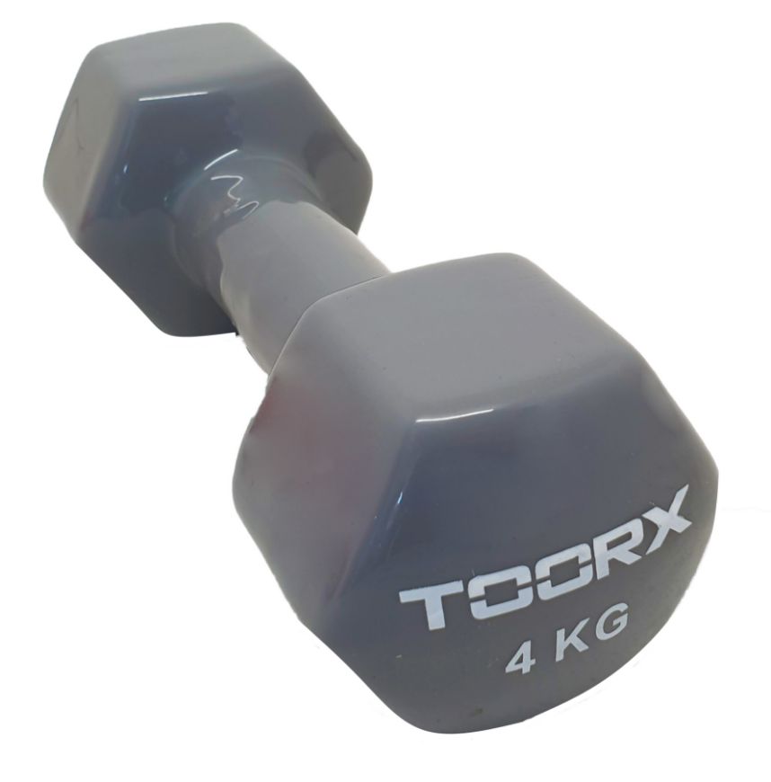 Slika Ročka vinil Toorx Toorx 4 kg, svetlo siva