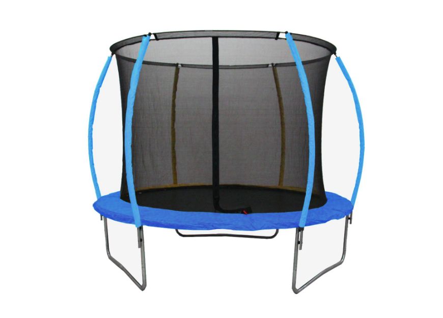 Slika Trampolin Legoni Space z zaščino mrežo 305 cm, moder