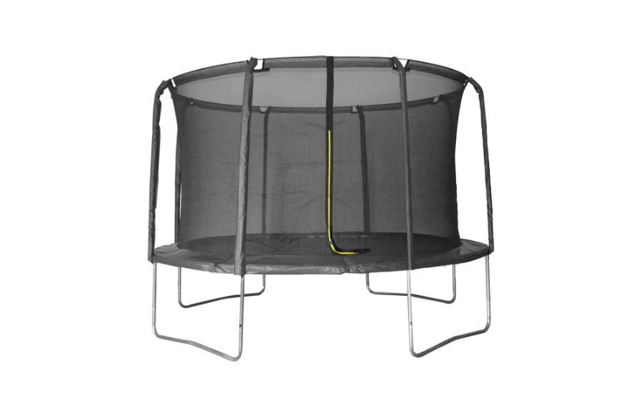 Slika Trampolin LEGONI AERO z zaščitno mrežo 366 cm, črni