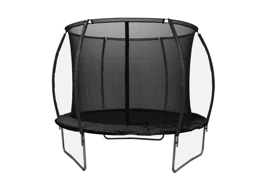Slika Trampolin LEGONI SPACE z zaščitno mrežo 305 cm, črni